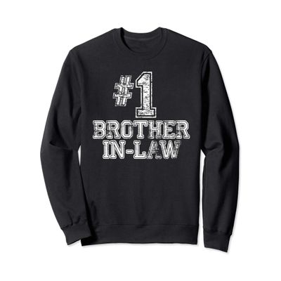 #1 Brother-in-Law - Number One Sports Gift Sweatshirt