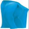 High Five Womens TruHit Long Sleeve Jersey 3XL Power Blue view 4