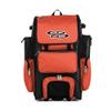 Boombah Rolling Superpack Baseball/Softball Gear Bag - 23-1/2" x 13-1/2" x 9-1/2" - Black/Orange - Telescopic Handle - Holds 4 Bats - Wheeled Version view 1