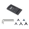 DPP Titanium Rear Sight Dovetail Mount/Mounting Plate/Adapter Compatible with Glock Vortex Venom & Viper, Burris Fastfire, Docter,Ade view 1