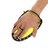 Swim Fin, Adjustable Kids Flippers for Swimming, Professional Swim Hand Paddles Swimming Fins Training Hand Fins Flippers Flat Paddles Swim Flippers for Kids Children Men Women (Yellow L) view 1