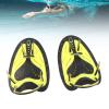 Swim Fin, Adjustable Kids Flippers for Swimming, Professional Swim Hand Paddles Swimming Fins Training Hand Fins Flippers Flat Paddles Swim Flippers for Kids Children Men Women (Yellow L) view 2