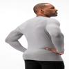 DEVOPS 2 Pack Men's Thermal Long Sleeve Compression Shirts Fleece Lined Undershirt Base Layer Tops (Medium, Black/Light Grey) view 4