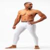 DEVOPS Men's Thermal Compression Pants, Athletic Leggings Base Layer Bottoms (2 Pack) (2X-Large, Black/White) view 2