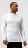 DEVOPS 2 Pack Men's Thermal Turtle Mock Neck Shirts, Compression Long Sleeve Tops (Small, Black/White) view 2