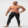 DEVOPS 2 Pack Men's Thermal Compression Pants, Athletic Leggings Base Layer Bottoms (Large, Black/Black) view 3