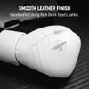Hayabusa T3 Kanpeki Leather Boxing Gloves Men and Women for Training Sparring Heavy Bag and Mitt Work - White, 16oz view 3