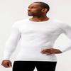 DEVOPS 2 Pack Men's Thermal Long Sleeve Compression Shirts (X-Large, Black/White) view 2