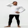 DEVOPS 2 Pack Men's Thermal Long Sleeve Compression Shirts (X-Large, Black/White) view 3