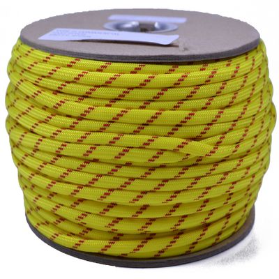10', 25', 50', 100' Hanks or 250', 1000' Spools of Parachute 550 Cord Type III 7 Strand Paracord - Fast Pitch - 250 Foot Spool
