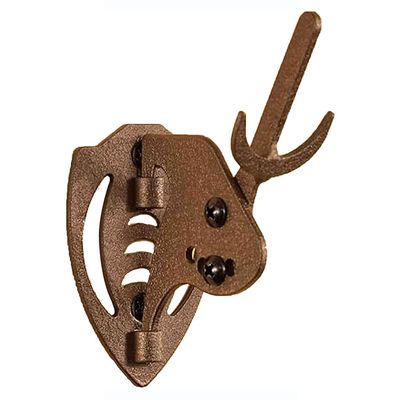 Skull Hooker Mini Hooker Skull Hanger - Perfect Kit for Hanging and Mounting Taxidermy Bear, Small Deer, Pronghorn, and Other Smaller Skulls for Display, Robust Brown