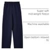 Fruit of the Loom boys Fleece Sweatshirts, Hoodies, & Joggers Sweatpants, Sweatpants - Navy, X-Small US view 3