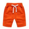 Ding Dong Baby Toddler Kid Boy Summer Solid Cotton ShortsOrange,7-8T view 1