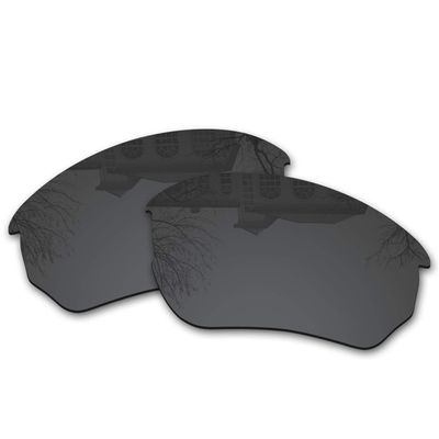 Millersawp Flak Beta OO9363 Replacement Lenses Compatible with Oakley Sunglass-Stealth Black