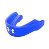 Under Armour Sport Mouth Guard Sports for Football, Lacrosse, Basketball, Hockey, Boxing, MMA, Jiu Jitsu, Includes Detachable Helmet Strap, Youth & Adult. Protectar Bucal, Blue view 1