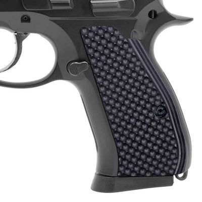 Guuun G10 Grips For CZ-75 Compact Grip OPS Golf Dimple Texture Thin CZ P-01