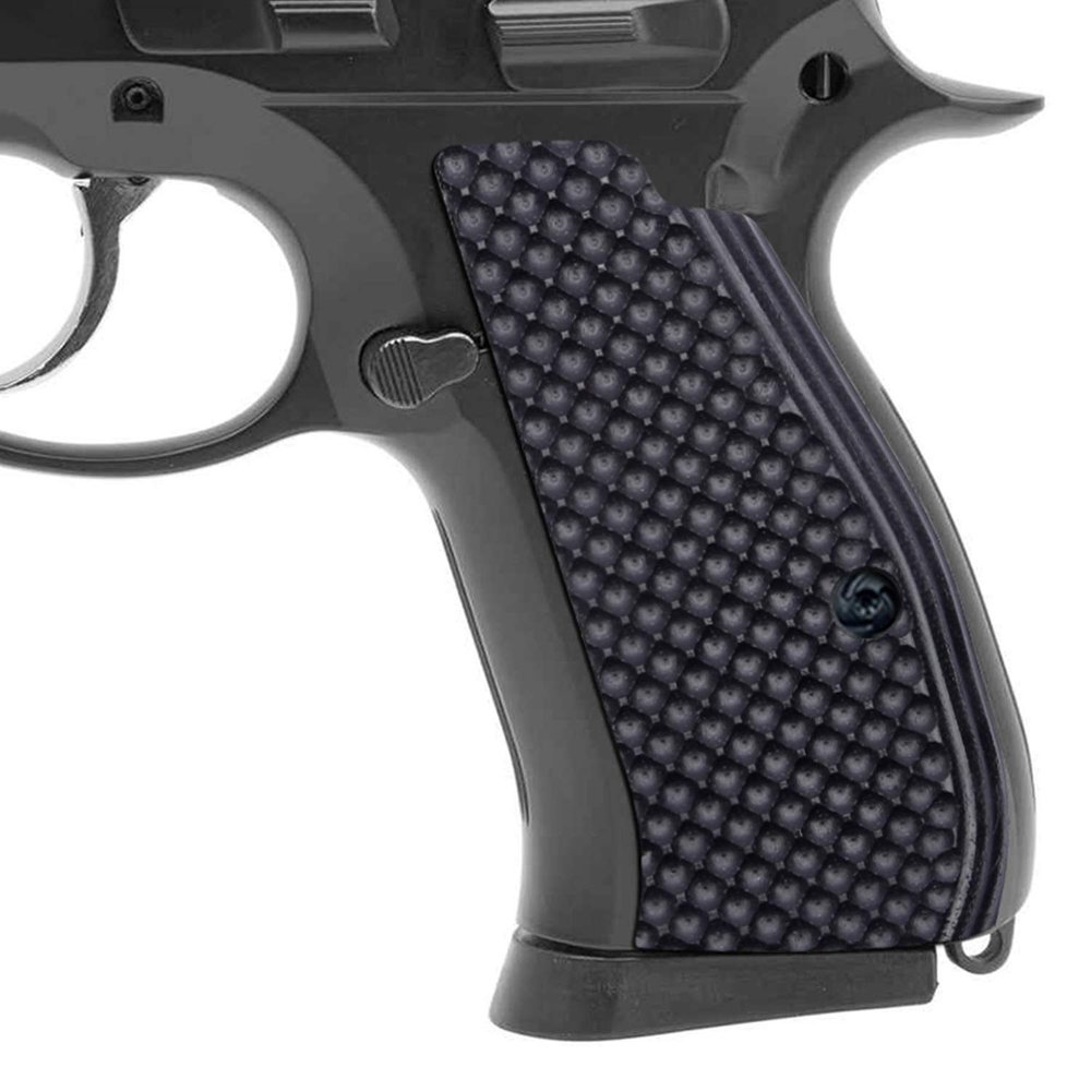 Guuun G10 Grips For CZ-75 Compact Grip OPS Golf Dimple Texture Thin CZ P-01