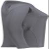 Augusta Sportswear Girls TruHit Long Sleeve Jersey, Graphite, L view 3