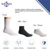 Yacht & Smith 48 Pairs of Wholeasle Kids Mid Ankle Socks, Cotton Bulk Sport Ankle Socks - 4-6 - Black view 4