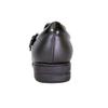 24 Hour Comfort Aileen (1812) Women's Wide Width Leather Comfort Slip On Shoes with Buckle Black 6 view 4