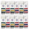 Yacht & Smith 12 Pairs Of Wholesale Kids Tube Socks, Cotton Bulk Sport Socks Size 4-6 view 1