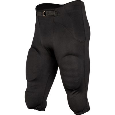 CHAMPRO mens With Pads Safety Integrated Football Polyester Practice Pant, Black, XX-Large US