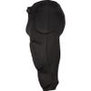 CHAMPRO mens With Pads Safety Integrated Football Polyester Practice Pant, Black, XX-Large US view 3