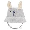 Baby Sun Hat Infant Toddler Summer Sunhat Chin Strap Animal Play Cap with Rabbit Ear for Boy Girl view 2