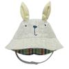 Baby Sun Hat Infant Toddler Summer Sunhat Chin Strap Animal Play Cap with Rabbit Ear for Boy Girl view 4