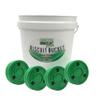 Green Biscuit Hockey Pucks Bucket - 15 Snipe Shooters view 1