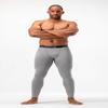 DEVOPS Men's Thermal Compression Pants, Athletic Leggings Base Layer Bottoms (2 Pack) (2X-Large, Black/Light Grey) view 4