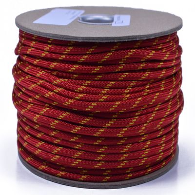 10', 25', 50', 100' Hanks or 250', 1000' Spools of Parachute 550 Cord Type III 7 Strand Paracord - Sunburst - 250 Foot Spool
