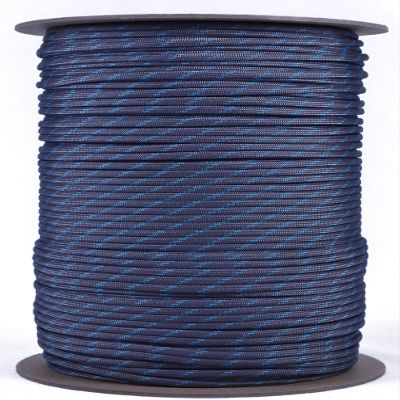 10', 25', 50', 100' Hanks or 250', 1000' Spools of Parachute 550 Cord Type III 7 Strand Paracord - Frostbite - 1000 Foot Spool
