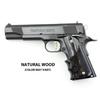 Altamont 1911 Grips - Fingergroove - Full Size 1911 Real Wood Gun Grips w. Ambi Safety fits Most Commander, Standard & Government 1911 Models - Made in USA - Silverblack - Engraved view 4