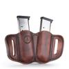 1791 Gunleather Mag Holster 2.1 - Double Mag Pouch for Single Stack Magazines, OWB Magazine Pouch for Belts view 2