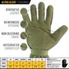 Valken Alpha Full-Finger Gloves view 3