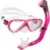 Cressi Bonete Pro Dry Set Mask+Snokel+Fins Sets, Translucent Pink, S/M view 2