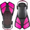 Cressi Bonete Pro Dry Set Mask+Snokel+Fins Sets, Translucent Pink, S/M view 3