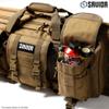 Savior Equipment American Classic Tactical Double Long Gun Bag Pistol Transportation Case w/Backpack Strap, 51 Inch Flat Dark Earth Tan view 4