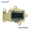 OVERSEE Boat Motor Intake Reed Valve Assy 63V-13610-10 63W-13610-00 for Yamaha Parsun Hidea 2-Stroke 9.9hp 15hp Boat Motors view 2