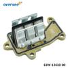 OVERSEE Boat Motor Intake Reed Valve Assy 63V-13610-10 63W-13610-00 for Yamaha Parsun Hidea 2-Stroke 9.9hp 15hp Boat Motors view 4