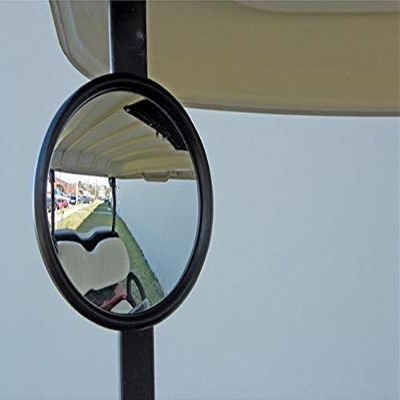 Golf Cart Universal Convex Sidemount Mirror EZGO/Club Car/Yamaha