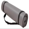 Fitvids All Purpose 1/2-Inch Extra Thick High Density Anti-Tear Exercise Yoga Mat and Knee Pad with Carrying Strap, Gray view 3