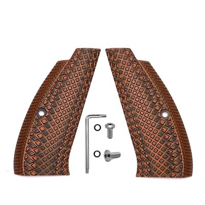 Guuun CZ 75 SP-01 Grips Full Size G10 CZ Grip Crosscut Texture