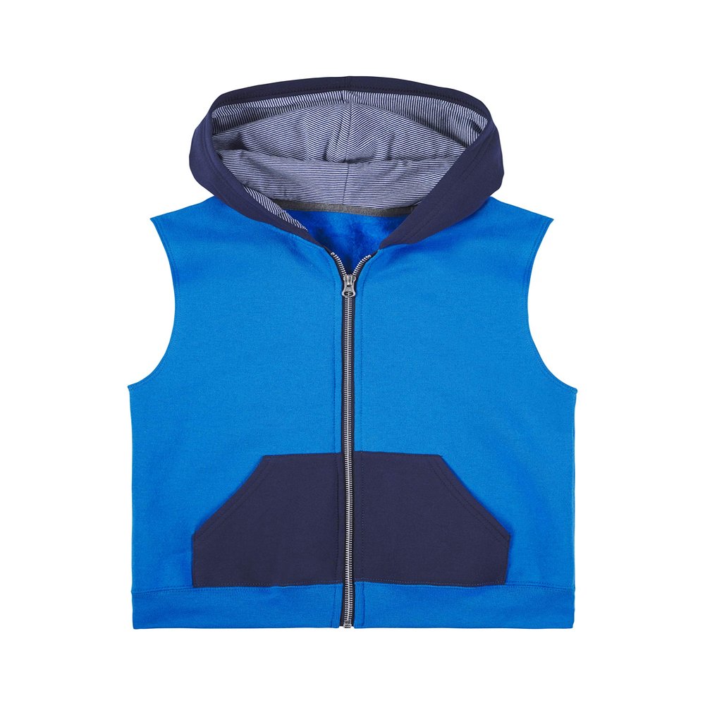 Fruit of the Loom boys Fleece & Sweatpants Vest, Vest - Pacific Blue, XX-Large US