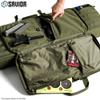 Savior Equipment American Classic Tactical Double Long Gun Bag Pistol Transportation Case w/Backpack Strap, 51 Inch Olive Drab Green view 3