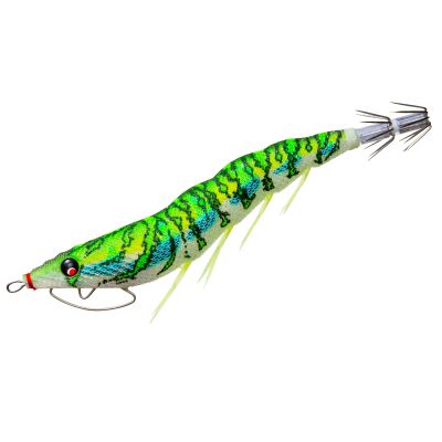 Duel EZ-Q Cast Egg, Squid Fishing Lure, Egging, Fishing Tackle, Bait Tree, Gimmick, A1756-LMDM, Luminous Green Green Patter