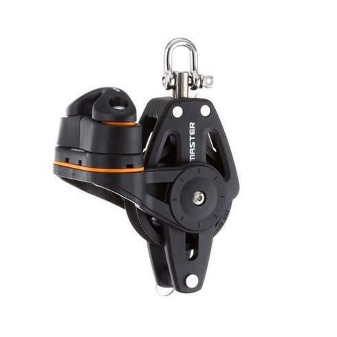 PLAIN BEARING BLOCK Sailboat Hardware 35mm 1 3/8" Single Swivel Shackle Becket Fairlead Cleat Master BP-3511F