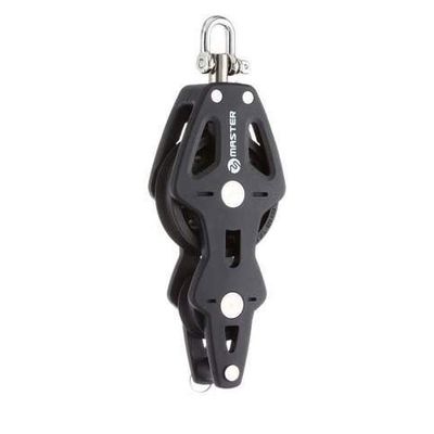 PLAIN BEARING BLOCK Sailboat Hardware 35mm 1 3/8" Single Swivel Shackle Fiddle Becket Master BP-3520F