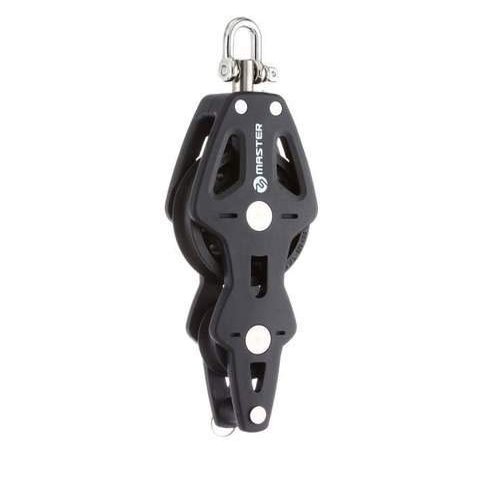 PLAIN BEARING BLOCK Sailboat Hardware 35mm 1 3/8" Single Swivel Shackle Fiddle Becket Master BP-3520F
